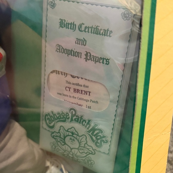 Vintage Cabbage Patch Kids Doll Boy with Brown Hair-1984 - Picture 2 of 4